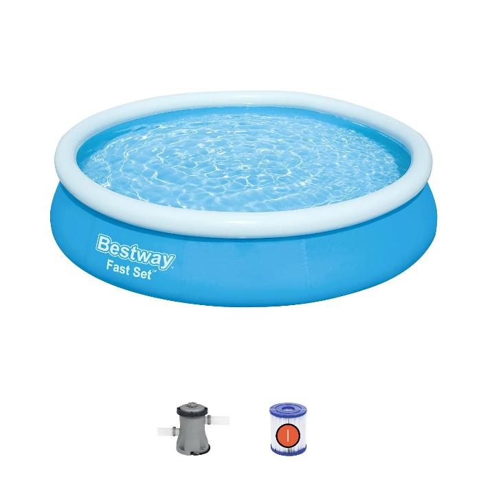 Бассейн Fast Set 366х76см, 5377л, фил.-насос 1249л/ч, Bestway, 57274 BW фото 2